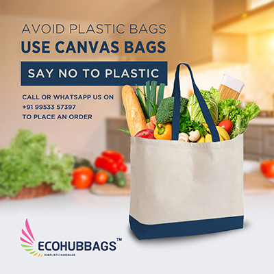 Canvas Grocery Bags - Ecohub Bags